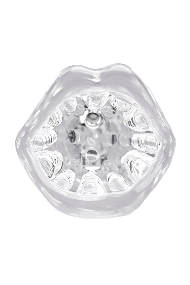 Zero Tolerance - Cyclone Vibrating & Spinning Stroker - Black/Clear - Stag Shop