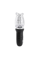 Zero Tolerance - Cyclone Vibrating & Spinning Stroker - Black/Clear - Stag Shop
