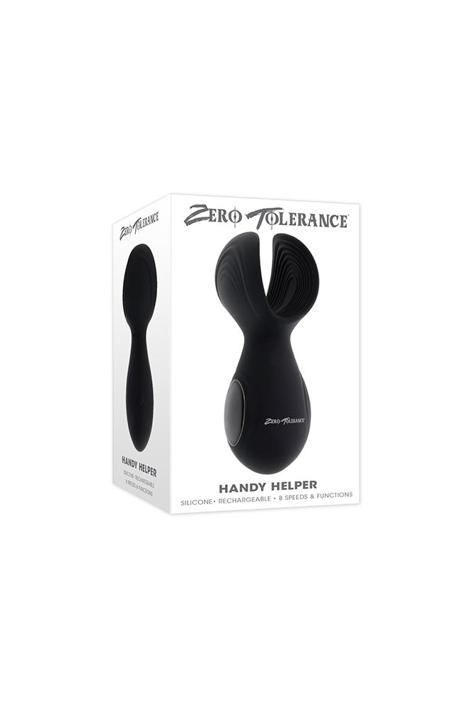 Zero Tolerance - Handy Helper Vibrating Stroker - Black - Stag Shop