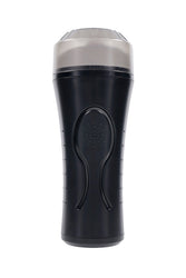 Zero Tolerance - Hold Tight Squeezable Vibrating Stroker - Black/Clear - Stag Shop