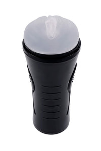 Thumbnail for Zero Tolerance - Hold Tight Squeezable Vibrating Stroker - Black/Clear - Stag Shop