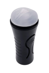 Thumbnail for Zero Tolerance - Hold Tight Squeezable Vibrating Stroker - Black/Clear - Stag Shop