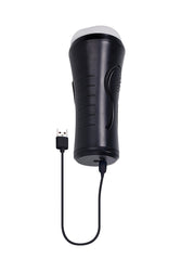 Zero Tolerance - Hold Tight Squeezable Vibrating Stroker - Black/Clear - Stag Shop