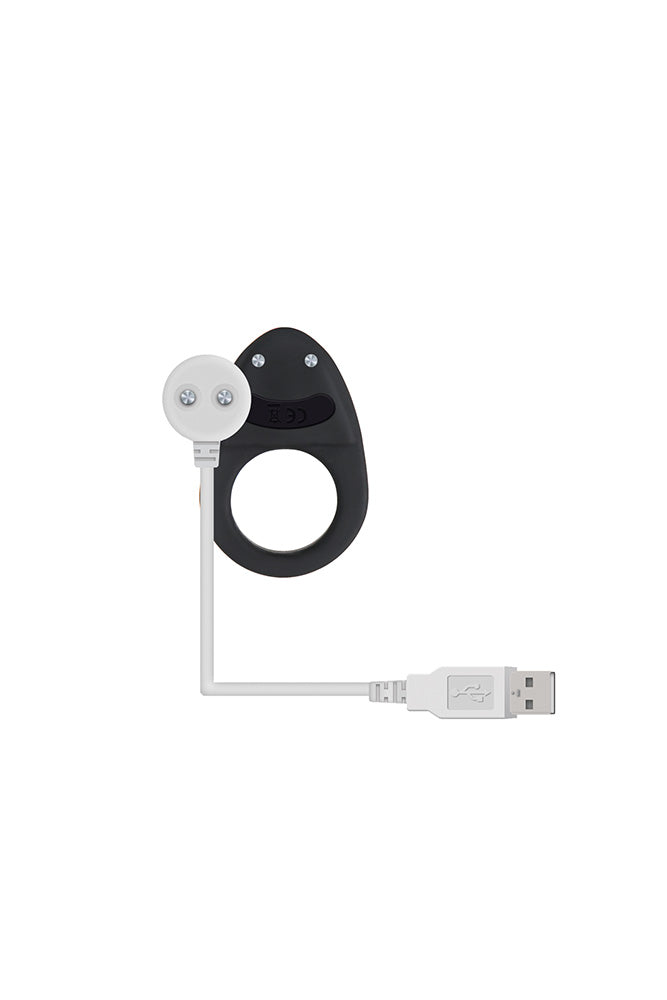 Zero Tolerance - Night Rider Vibrating Cock Ring - Black - Stag Shop