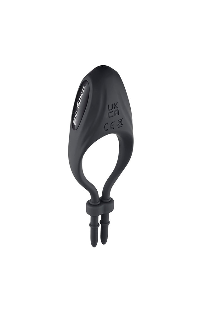 Zero Tolerance - Perfect Fit Adjustable Vibrating Cock Ring - Black - Stag Shop