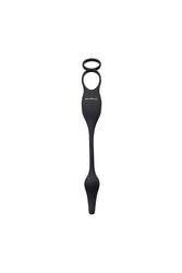 Zero Tolerance - Plug & Tug Cockring with Vibrating Butt Plug - Black - Stag Shop