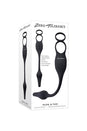 Zero Tolerance - Plug & Tug Cockring with Vibrating Butt Plug - Black - Stag Shop