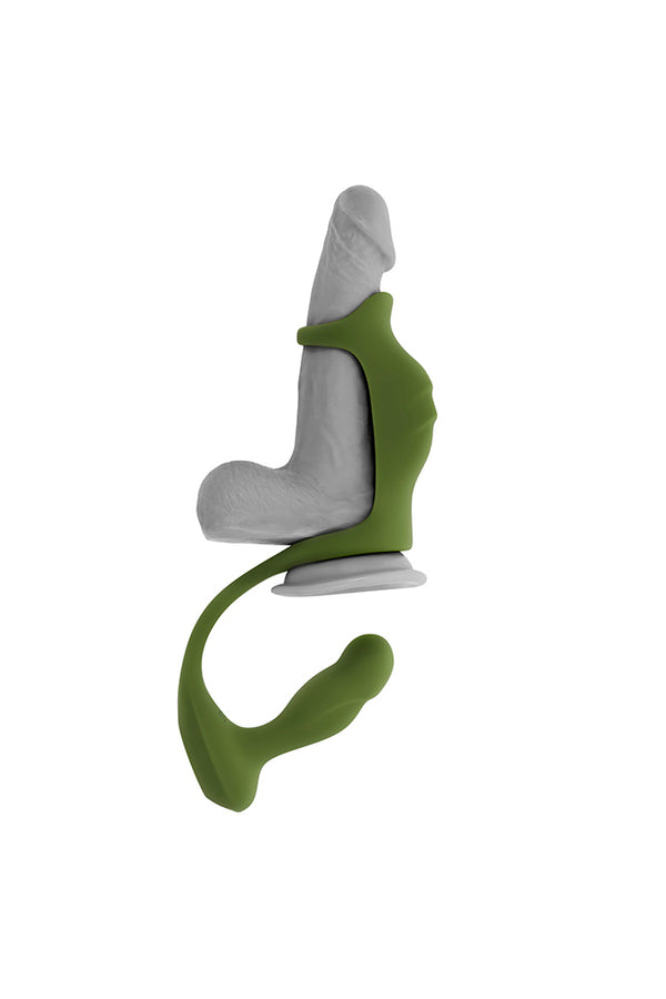 Zero Tolerance - Prostate Power Pack Prostate Massager With Vibrating Dual-Ring Harness - Stag Shop