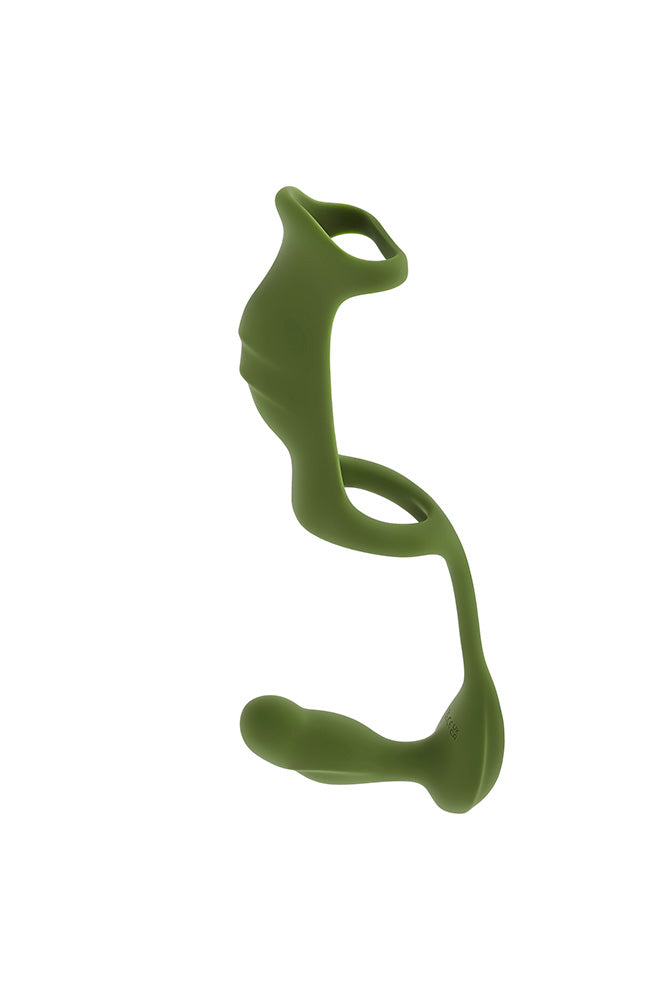 Zero Tolerance - Prostate Power Pack Prostate Massager With Vibrating Dual-Ring Harness - Stag Shop