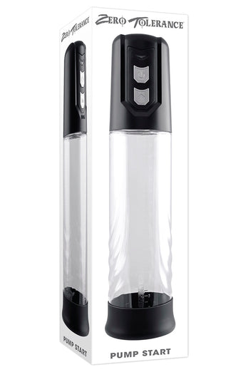 Zero Tolerance - Pump Start Penis Pump - Black/Clear - Stag Shop