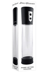 Zero Tolerance - Pump Up The Volume Penis Pump - Black/Clear - Stag Shop