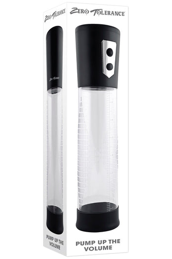 Zero Tolerance - Pump Up The Volume Penis Pump - Black/Clear - Stag Shop