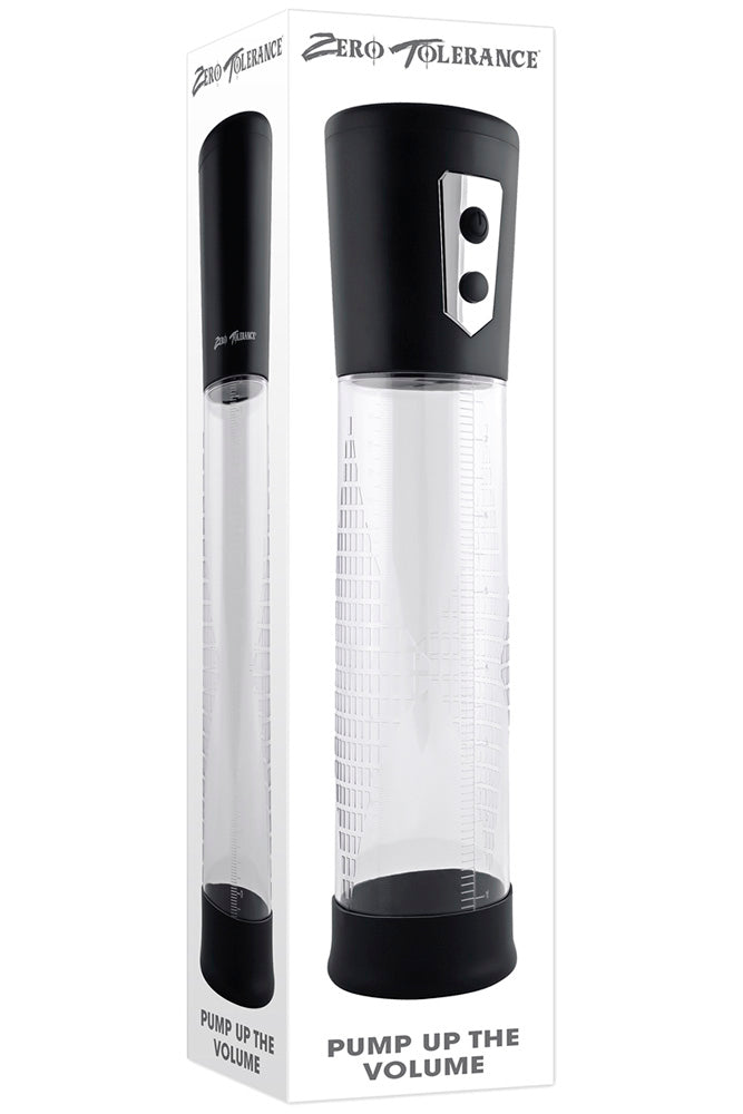 Zero Tolerance - Pump Up The Volume Penis Pump - Black/Clear - Stag Shop