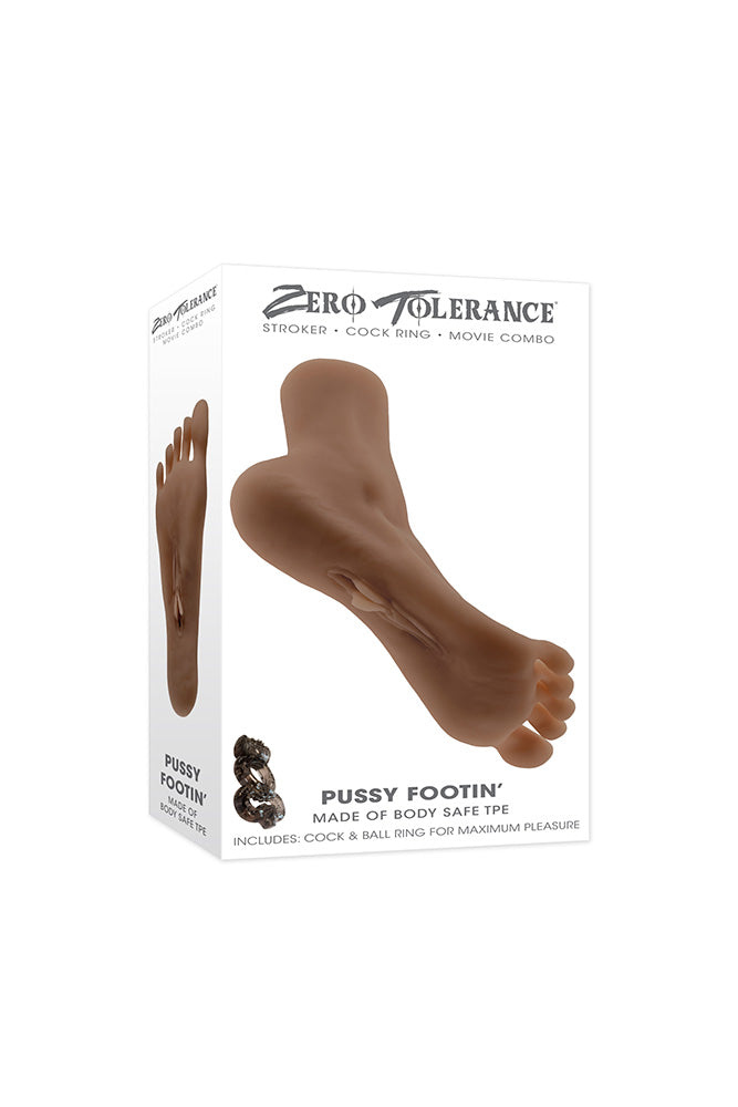 Zero Tolerance - Pussy Footin' Foot Fetish Stroker - Various Colours - Stag Shop