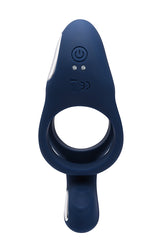 Zero Tolerance - Ring Around the Rosy Vibrating Cock Ring - Blue - Stag Shop