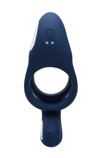 Zero Tolerance - Ring Around the Rosy Vibrating Cock Ring - Blue - Stag Shop