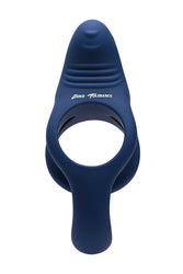 Zero Tolerance - Ring Around the Rosy Vibrating Cock Ring - Blue - Stag Shop