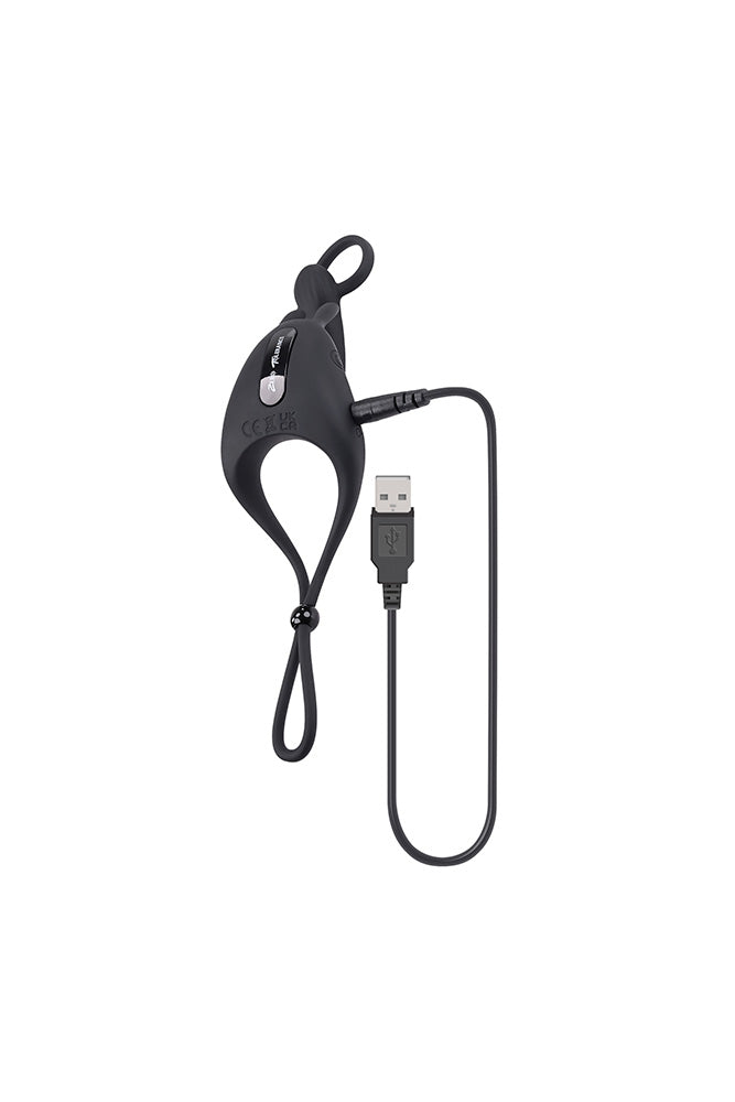 Zero Tolerance - Saddle Up Vibrating Cock Ring - Black - Stag Shop