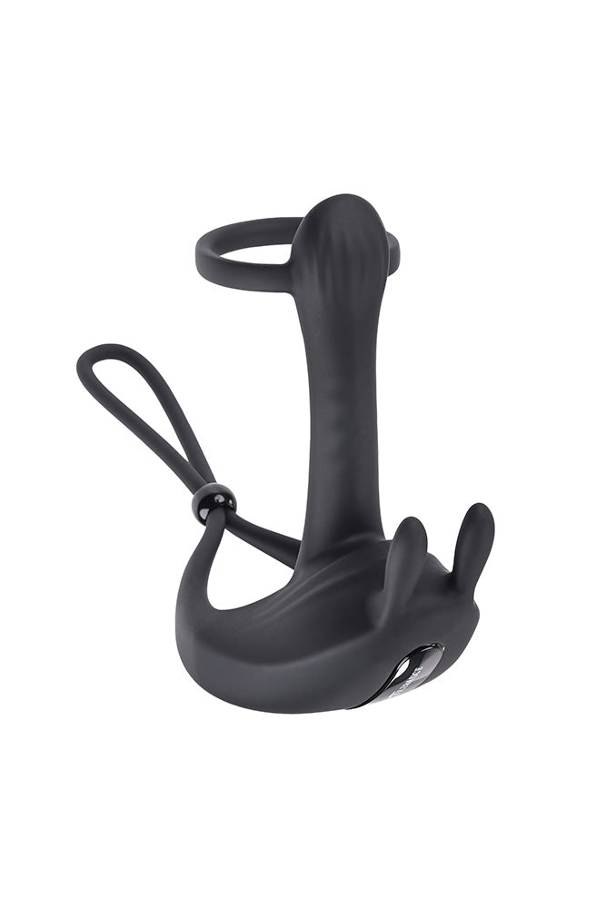 Zero Tolerance - Saddle Up Vibrating Cock Ring - Black - Stag Shop