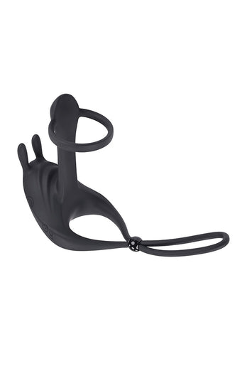Zero Tolerance - Saddle Up Vibrating Cock Ring - Black - Stag Shop