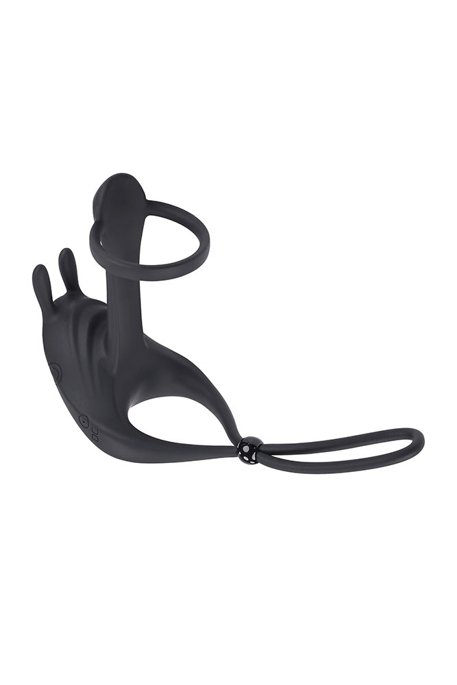 Zero Tolerance - Saddle Up Vibrating Cock Ring - Black - Stag Shop