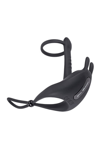 Zero Tolerance - Saddle Up Vibrating Cock Ring - Black - Stag Shop
