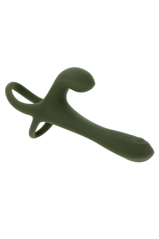 Zero Tolerance - Strap, Tap & Go Wearable Dual Vibrator & Girth Extender - Stag Shop