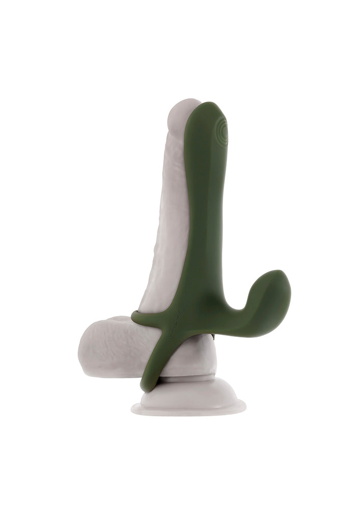 Zero Tolerance - Strap, Tap & Go Wearable Dual Vibrator & Girth Extender - Stag Shop