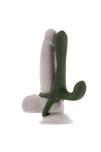 Zero Tolerance - Strap, Tap & Go Wearable Dual Vibrator & Girth Extender - Stag Shop