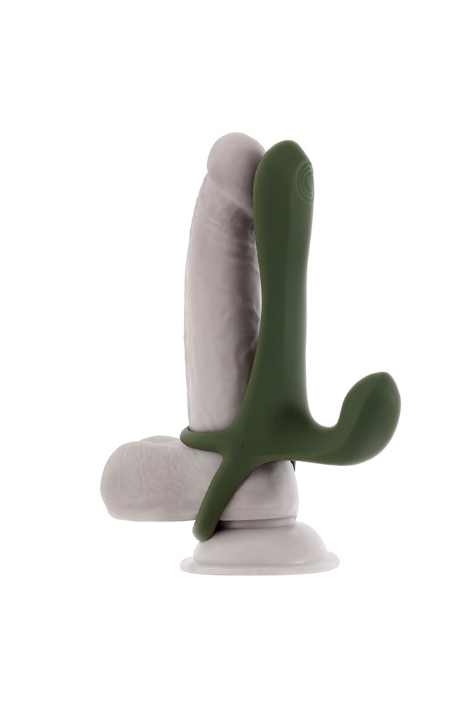 Zero Tolerance - Strap, Tap & Go Wearable Dual Vibrator & Girth Extender - Stag Shop