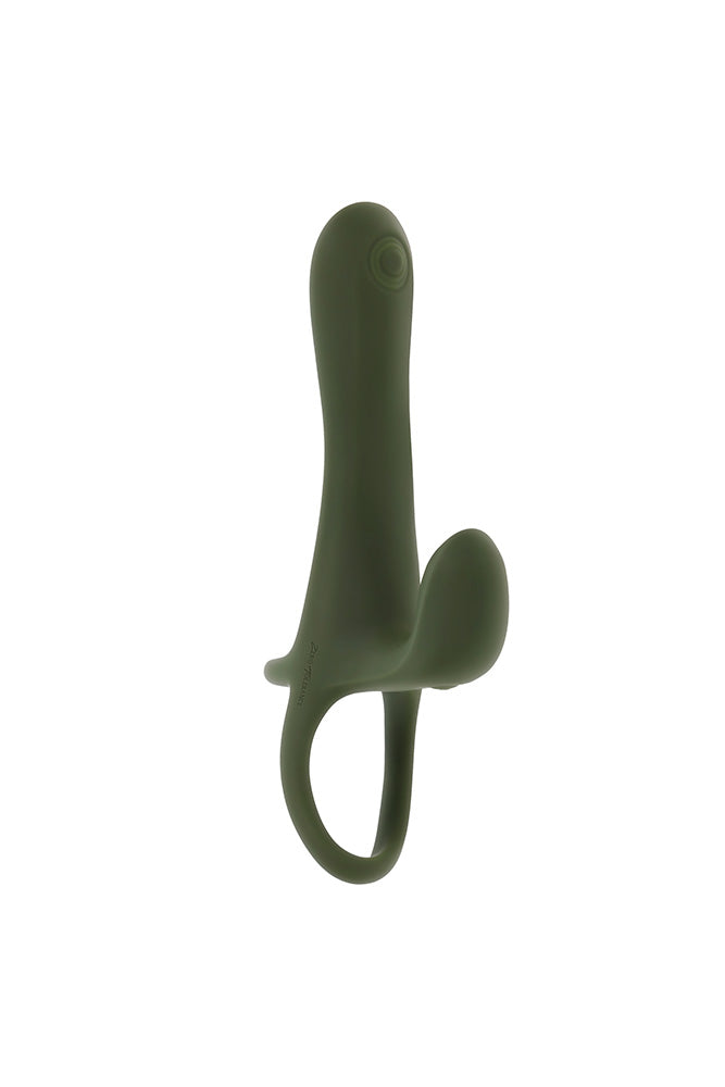 Zero Tolerance - Strap, Tap & Go Wearable Dual Vibrator & Girth Extender - Stag Shop