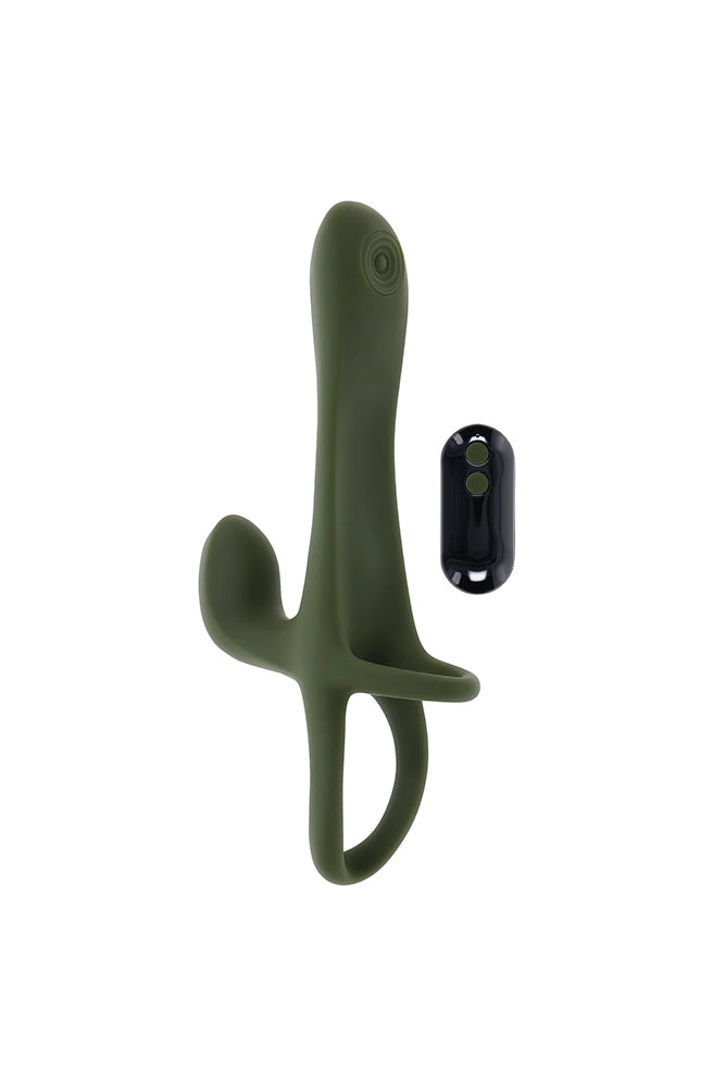 Zero Tolerance - Strap, Tap & Go Wearable Dual Vibrator & Girth Extender - Stag Shop