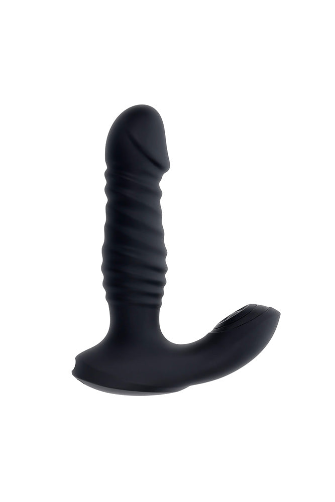 Zero Tolerance - Striker Thrusting & Tapping Prostate Massager - Black - Stag Shop