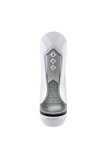 Zero Tolerance - Stroking Buddy Thrusting & Vibrating Stroker - White - Stag Shop