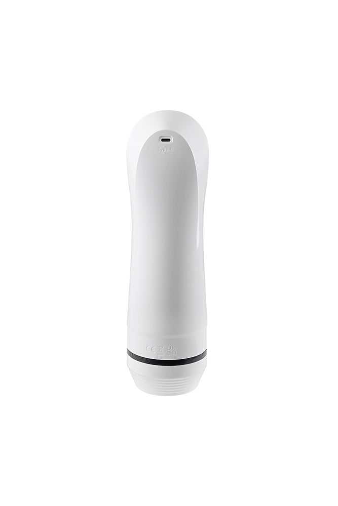 Zero Tolerance - Stroking Buddy Thrusting & Vibrating Stroker - White - Stag Shop