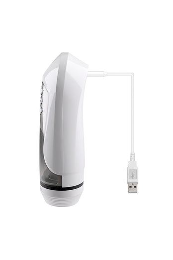 Zero Tolerance - Stroking Buddy Thrusting & Vibrating Stroker - White - Stag Shop