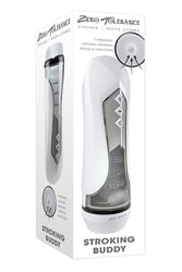 Zero Tolerance - Stroking Buddy Thrusting & Vibrating Stroker - White - Stag Shop