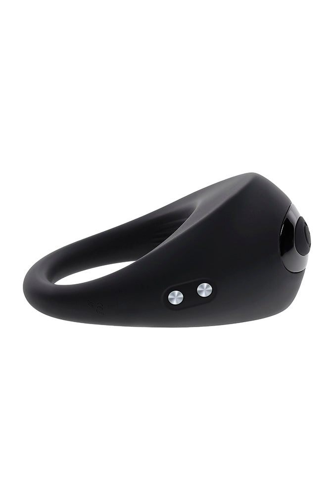 Gender X - Teamwork Remote Controlled Butt Plug & Penis Ring Set - Black - Stag Shop