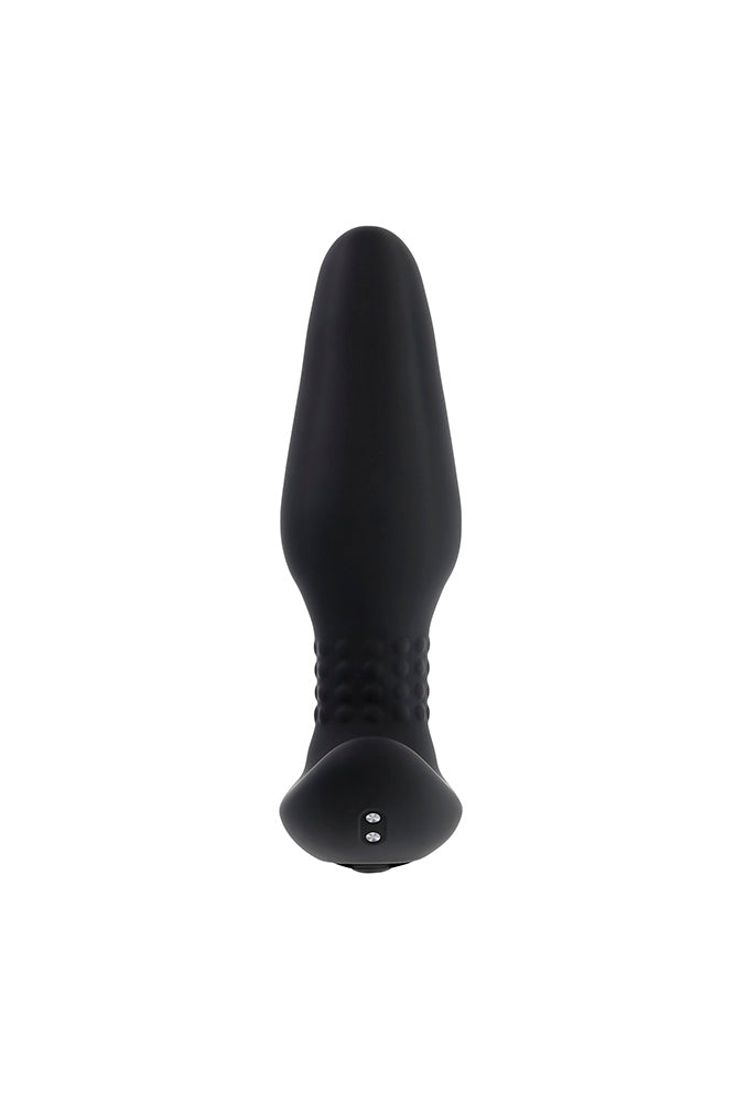 Gender X - Teamwork Remote Controlled Butt Plug & Penis Ring Set - Black - Stag Shop