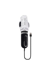 Zero Tolerance - Thrill Ride Vibrating, Thrusting & Spinning Stroker - Black/Clear - Stag Shop