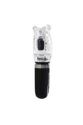 Zero Tolerance - Thrill Ride Vibrating, Thrusting & Spinning Stroker - Black/Clear - Stag Shop
