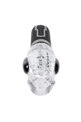 Zero Tolerance - Thrill Ride Vibrating, Thrusting & Spinning Stroker - Black/Clear - Stag Shop