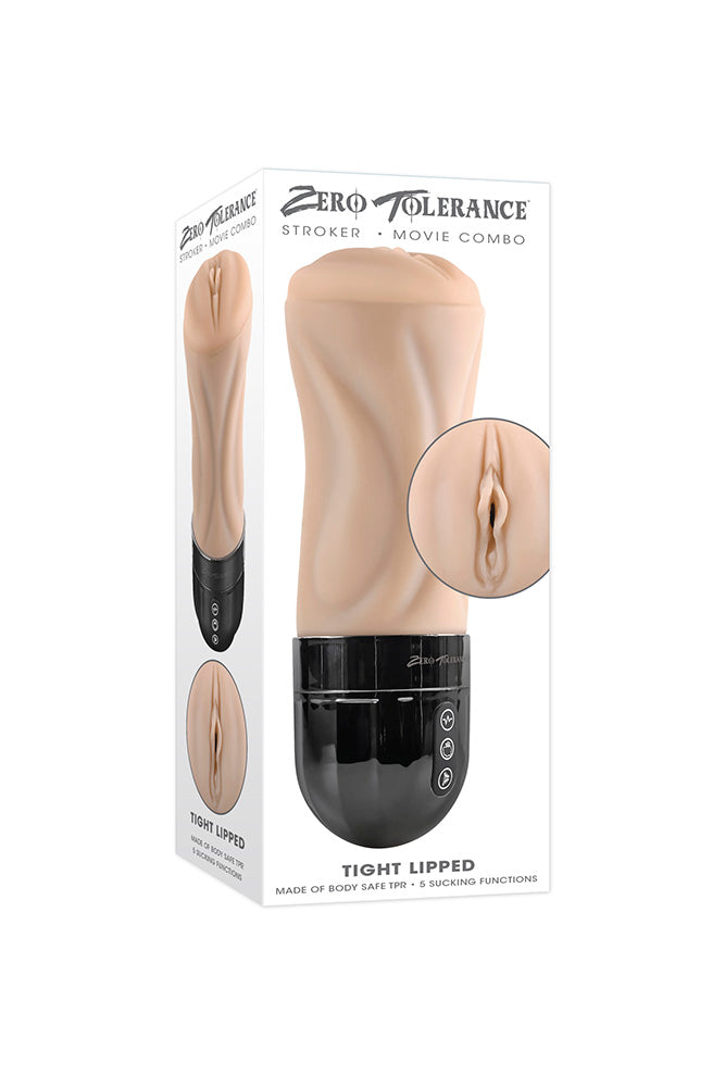 Zero Tolerance - Tight Lipped Vibrating & Sucking Stroker - Various Colours - Stag Shop