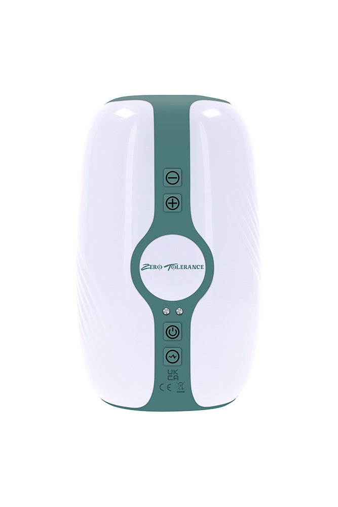 Zero Tolerance - Touchdown Vibrating & Tightening Stroker - White/Grey - Stag Shop