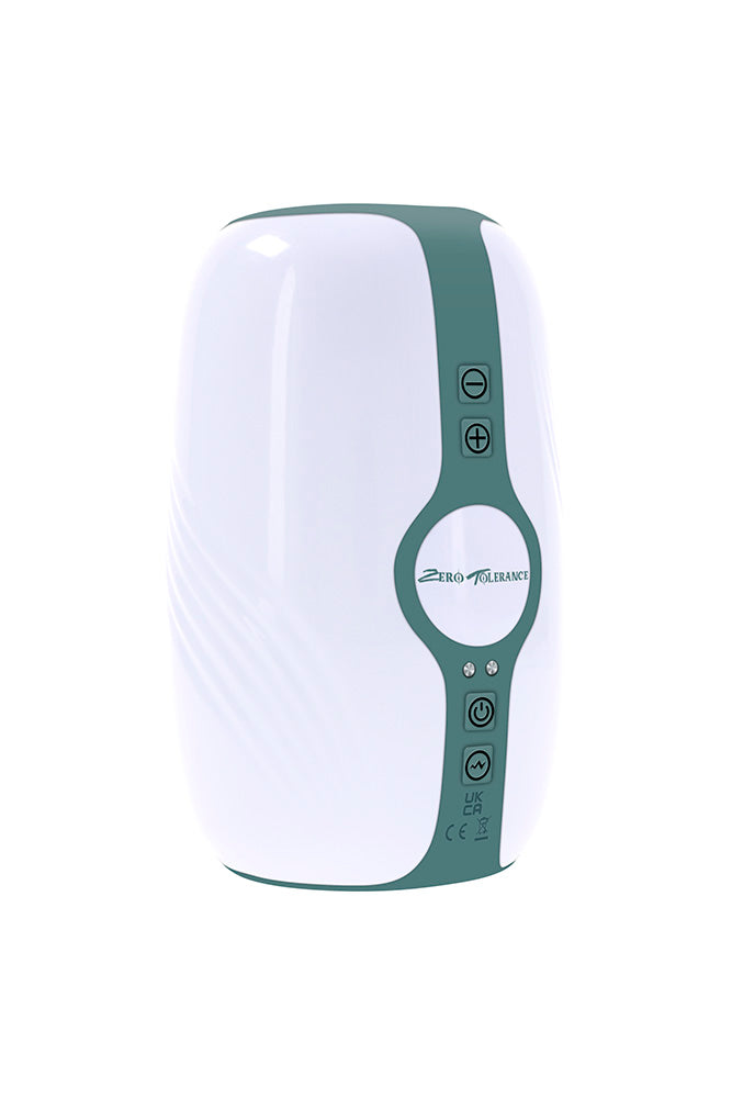 Zero Tolerance - Touchdown Vibrating & Tightening Stroker - White/Grey - Stag Shop