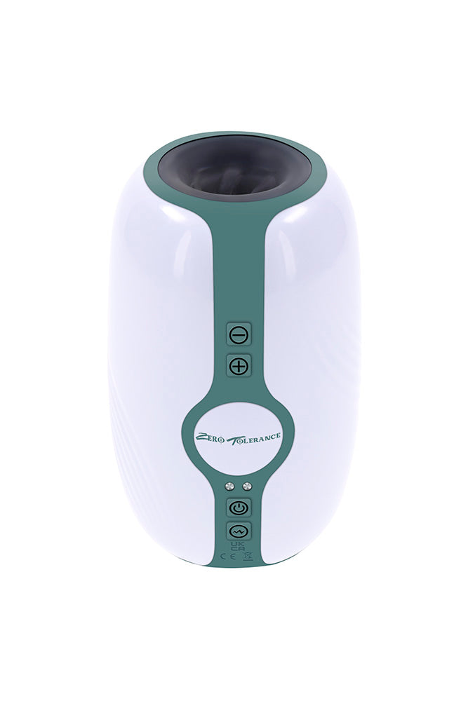 Zero Tolerance - Touchdown Vibrating & Tightening Stroker - White/Grey - Stag Shop