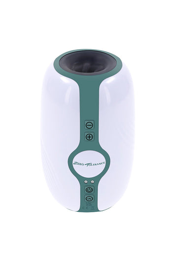 Zero Tolerance - Touchdown Vibrating & Tightening Stroker - White/Grey - Stag Shop