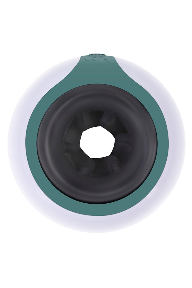 Zero Tolerance - Touchdown Vibrating & Tightening Stroker - White/Grey - Stag Shop