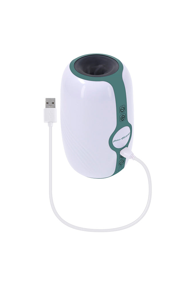 Zero Tolerance - Touchdown Vibrating & Tightening Stroker - White/Grey - Stag Shop