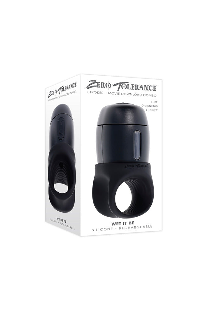 Zero Tolerance - Wet It Be Stroker with Lube Dispenser - Black - Stag Shop